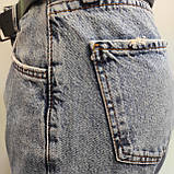 Джинси жіночі широкі палаццо прямі 26 блакитні, фото 5