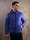 Чоловіча куртка синя коротка на весну осінь, фото 5