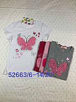 Футболка для дівчаток оптом, Seagull, 6-14 рр., арт. CSQ-52663, фото 7