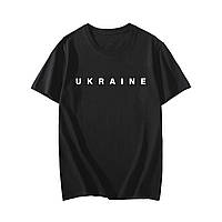 Патриотическая футболка мужская с логотипом Ukraine Добрый Вечер Мы из Украины одежда с украинской символикой