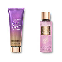 Парфюмированный набор для тела Love Spell Shimmer от Victoria s Secret