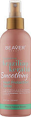 Термозахисний спрей із кератином для еластичності волосся Beaver Spray Brazilian Keratin 200 мл