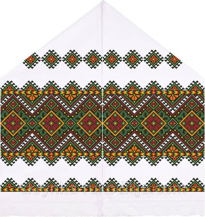 Заготовка для вишивки Рушник ТР080 Барвиста Вишиванка (розмір 50х170см)