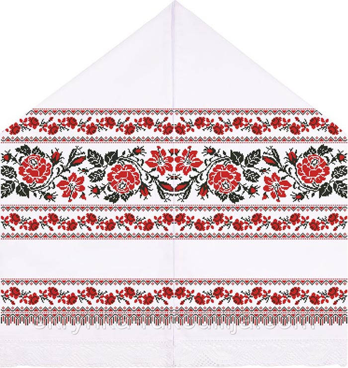 Заготовка для вишивки Рушник ТР124 Барвиста Вишиванка (розмір 50х170см)