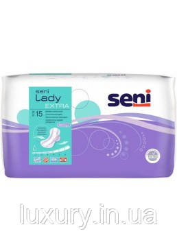 Урологічні прокладки Seni Lady Extra, дихаючі, 15 шт