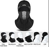INBIKE X3 3 різновиди Балаклава підшоломник трансформер зимова флісова, фото 5