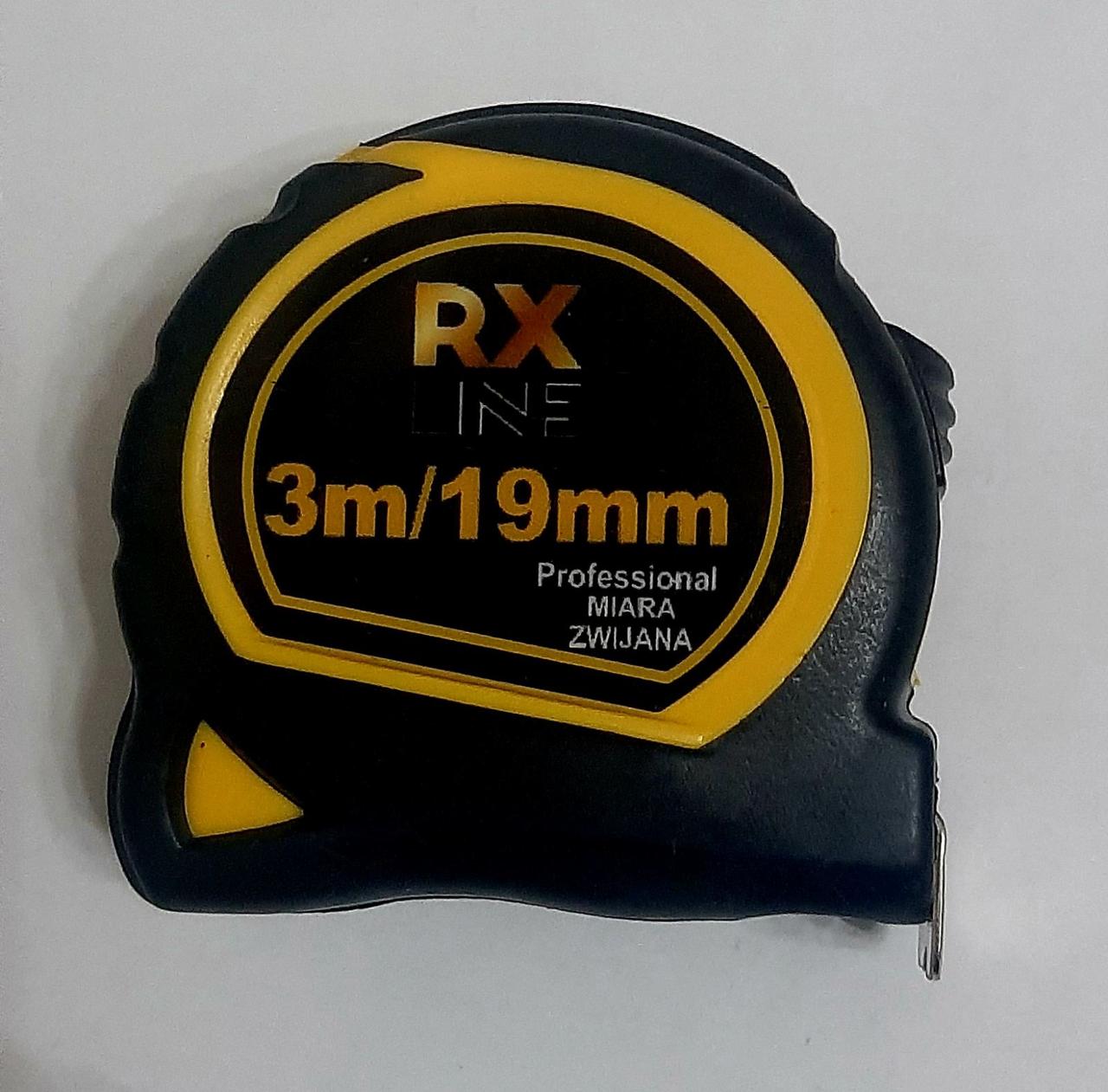 Рулетка гумова (Польща Акція) RX 3 м·19 мм (см/дюйми)