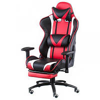 Кресло офисное Special4You ExtremeRace black/red with footrest (код 852805)