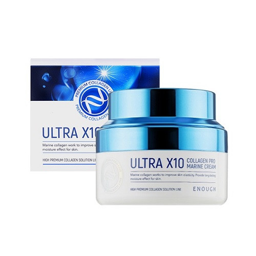 Enough Premium Ultra X10 Collagen Pro Marine Cream Ввічливий крем з колагеном, 50 мл