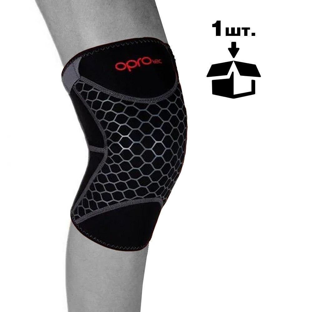 Наколінник спортивний OPROtec Knee Support with Closed Patella TEC5730-LG L Чорний - фото 1 - id-p1602182840