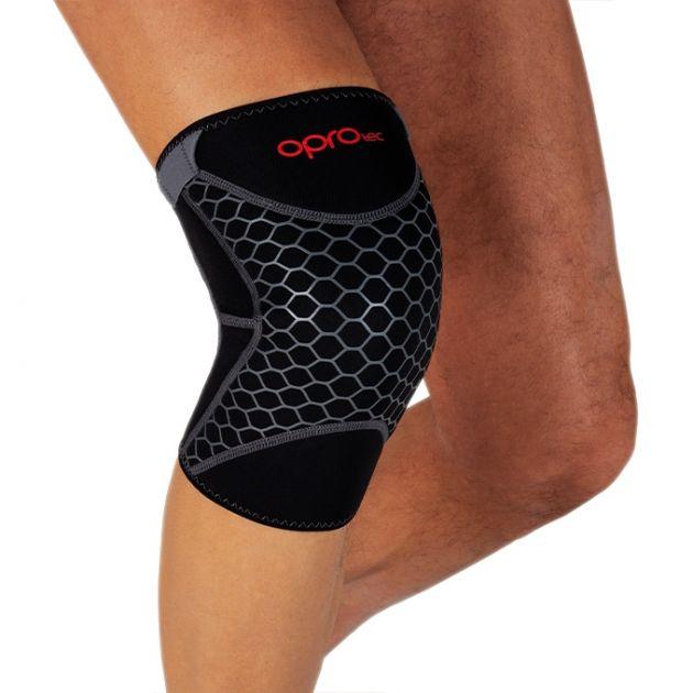 Наколінник спортивний OPROtec Knee Support with Closed Patella TEC5730-LG L Чорний - фото 4 - id-p1602182840