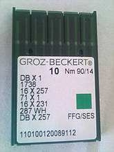 Голки для промислових швейних машин DBx1 No90 R Groz-Beckert (Німеччина)