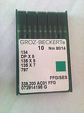 Голки для промислових швейних машин DPx5 No 90 FFG/SES Groz-Beckert (Німеччина)