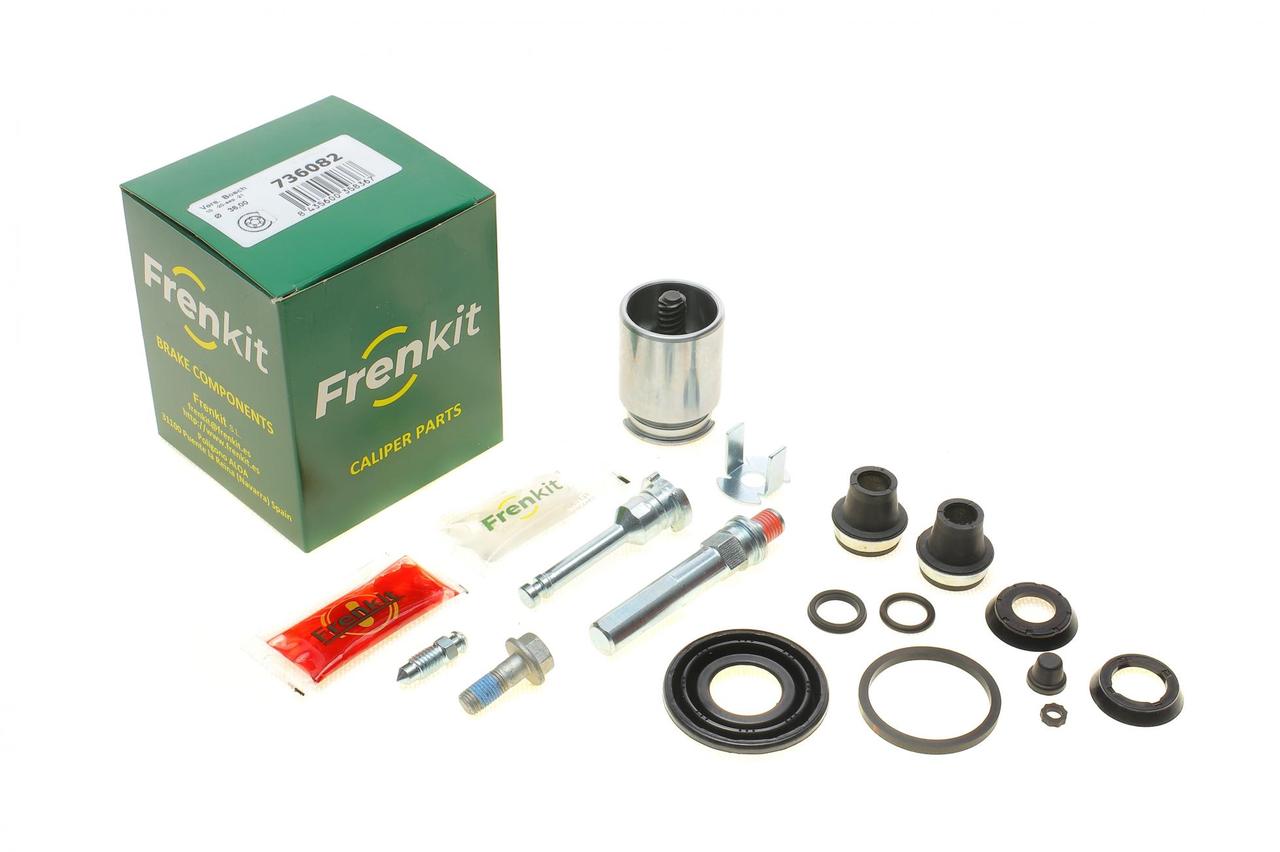 Ремкомплект заднього супорта Opel Astra G / Zafira 96-09 (d=36 мм) (Bosch) (+поршень / направляюча) Frenkit 736082
