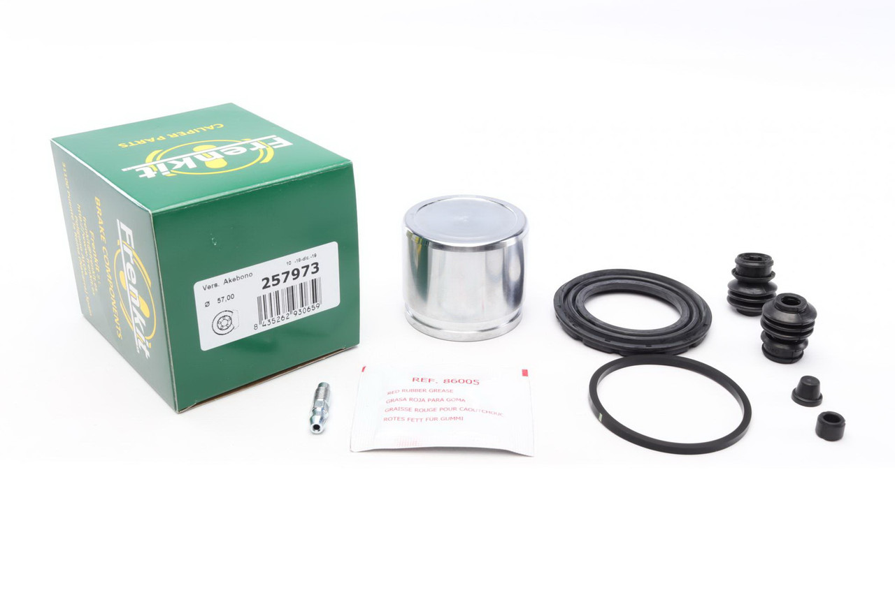 Ремкомплект переднього супорта Mitsubishi Outlander 07- (d=57 мм) (+поршень) (Akebono) Frenkit 257973