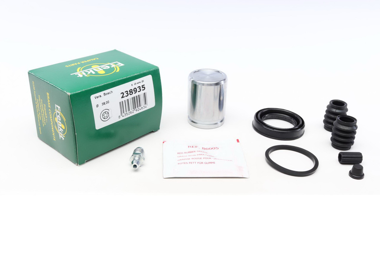 Ремкомплект заднього супорта Toyota Avensis / Corolla 03-09 (d=38 мм) (Bosch) (+поршень) Frenkit 238935