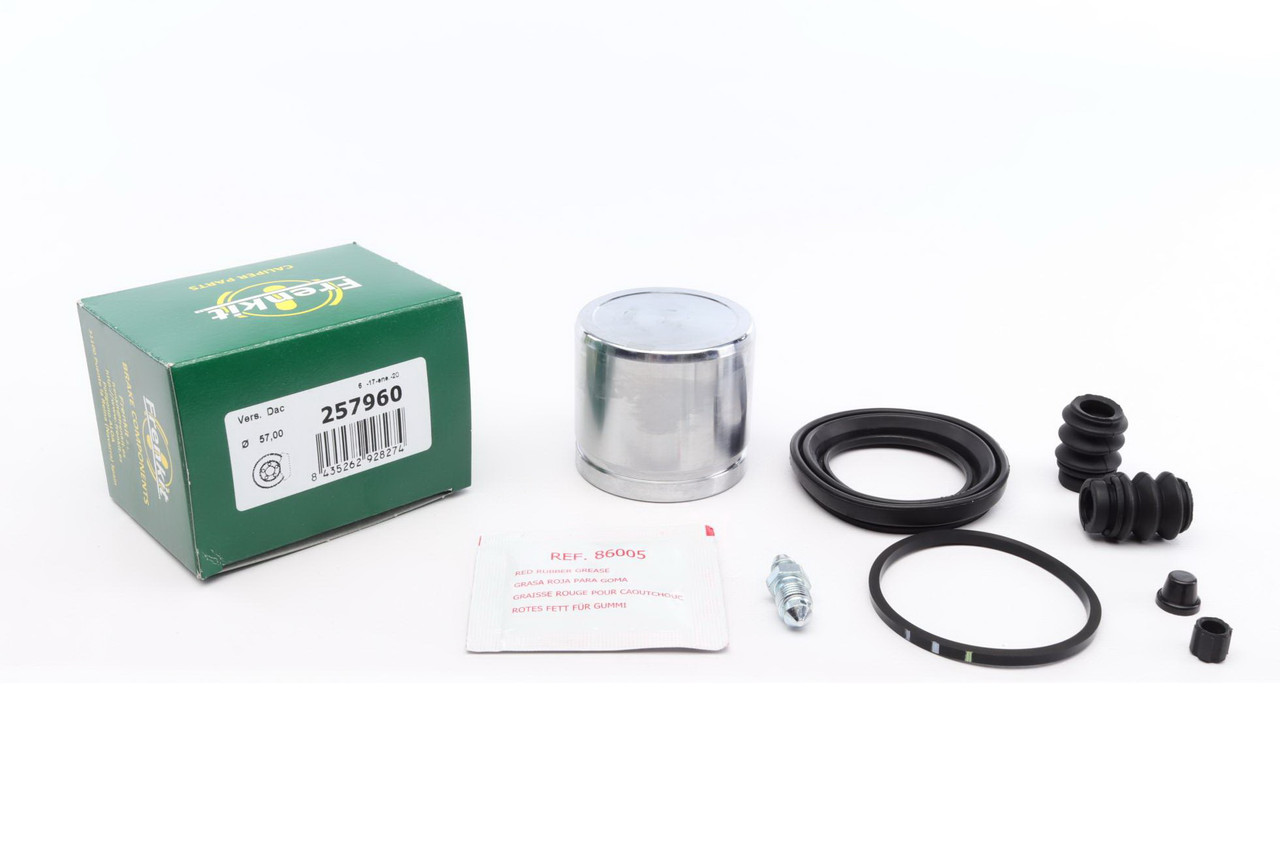 Ремкомплект переднього супорта Hyundai Elantra 06-11 (d=57 мм) (+поршень) (Mando) Frenkit 257960