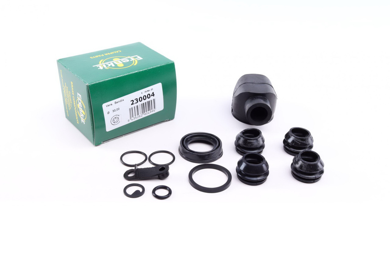 Ремкомплект заднього супорта Citroen ZX / Peugeot 205 / 206 / 306 86- (d=30 мм) (+поршень) (Bendix) Frenkit 230004