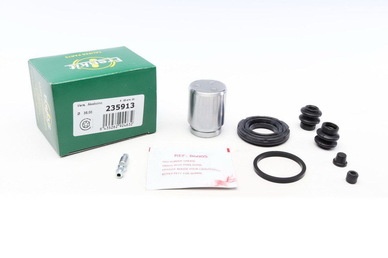 Ремкомплект заднього супорта Nissan Cube / Juke / Qashqai / X-Trail 07- (d=35 мм) (Akebono) (+поршень) Frenkit 235913
