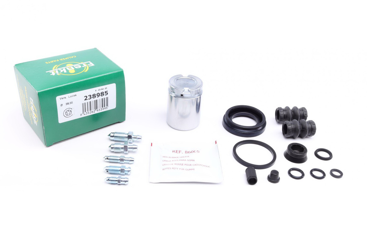 Ремкомплект заднього супорта VW Caddy 03- (d=38 мм) (Lucas) (+поршень з механізмом) Frenkit 238985