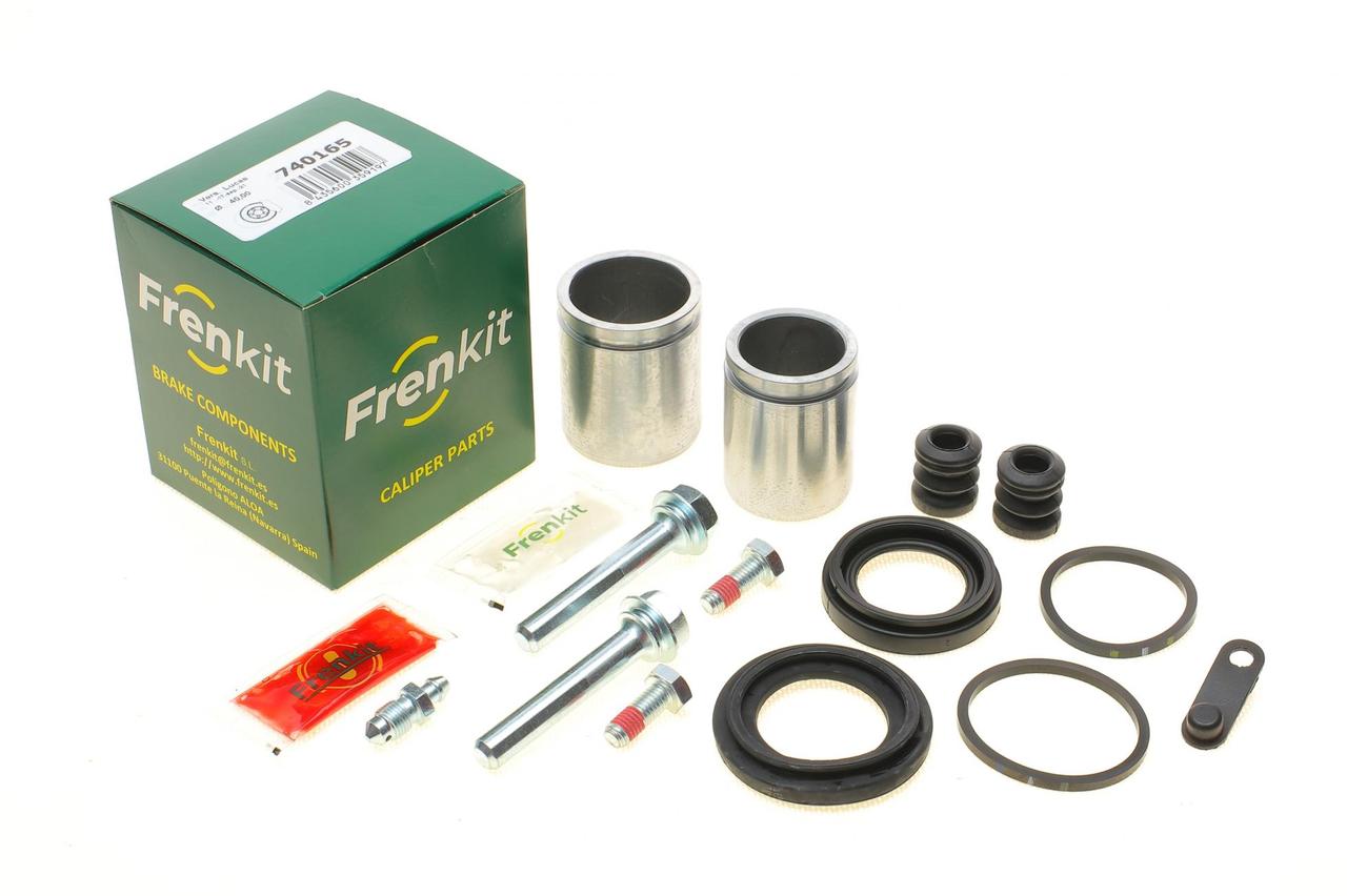 Ремкомплект переднього супорта Audi 80 / 100 -99 (d=40 мм) (+2 поршня / направляюча) (Trw) Frenkit 740165