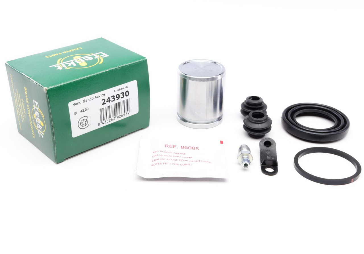 Ремкомплект заднього супорта Hyundai Santa Fe 09- (d=43 мм) (+ поршень) (Mando) Frenkit 243930