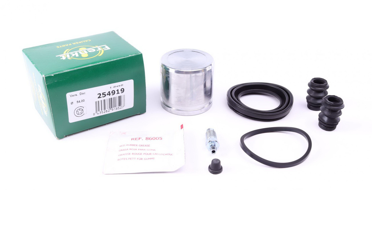 Ремкомплект переднього супорта Daewoo Lacetti 04-(d=54 мм) (+поршень) (Dac) Frenkit 254919