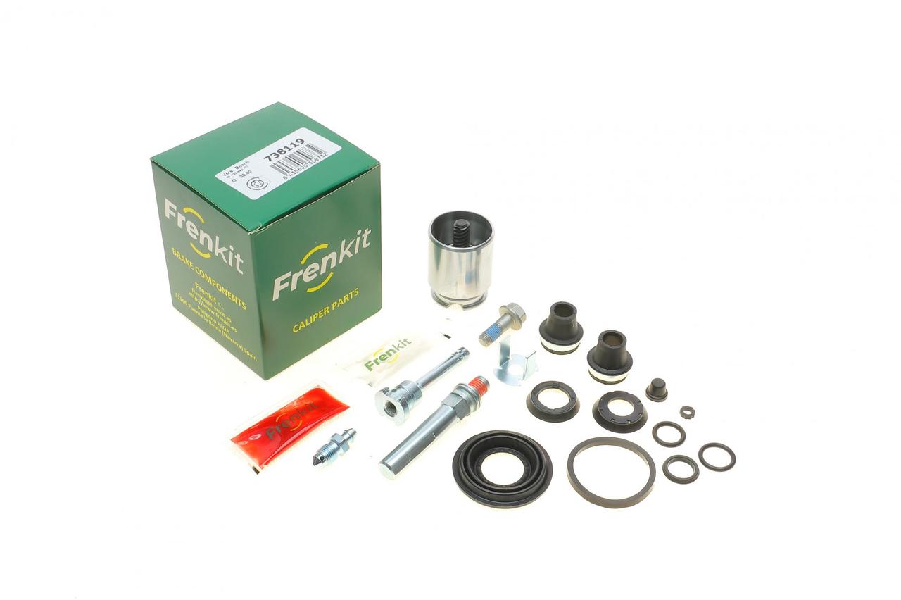 Ремкомплект заднього супорта Opel Astra G / Zafira 98-05 (d=38 мм) (Bosch) (+поршень / направляюча) Frenkit 738119