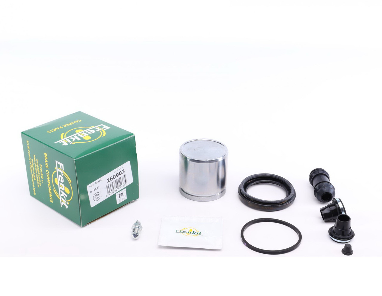 Ремкомплект переднього супорта Mercedes Sprinter / Vito (d=60 мм) (+поршень) (Bosch) Frenkit 260903