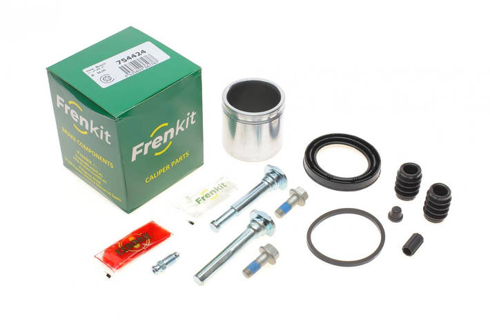 Ремкомплект переднього супорта Fiat Bravo 01-08(d=54 мм)(Bosch)(+1 поршень / направляюча) SuperKit Frenkit 754424, фото 1