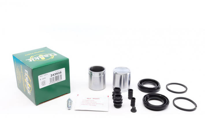Ремкомплект переднього супорта Subaru Forester 02-08 (d=43 мм) (+2 поршня) (Tokico) Frenkit 243925, фото 1