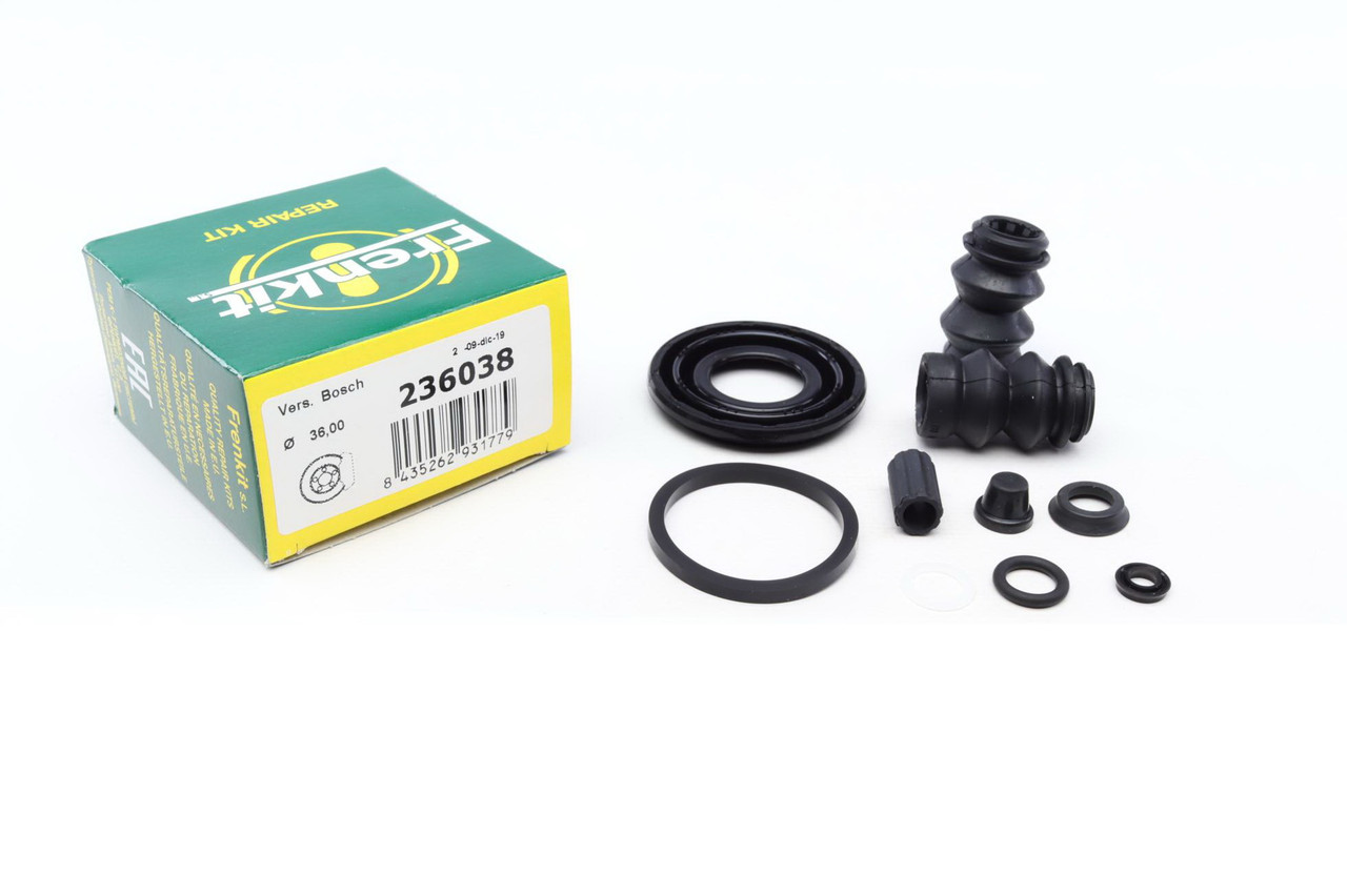 Ремкомплект заднього супорта Fiat Punto / Toyota Corolla 05- (d=36 мм) (Bosch) Frenkit 236038