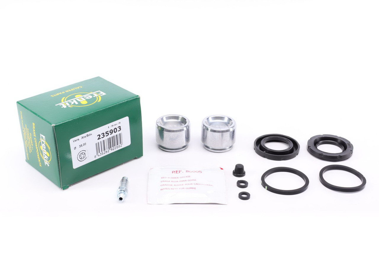 Ремкомплект заднього супорта Mercedes C-class 93-07 (d=35 мм) (Ate / Bendix) (+2 поршня) Frenkit 235903