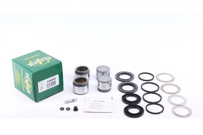 Ремкомплект переднього супорта Mercedes C(W202) / E(W210 / S124) 93-02 (d=38 / 42 мм) (Ate) (+4 поршня) Frenkit 238940, фото 1