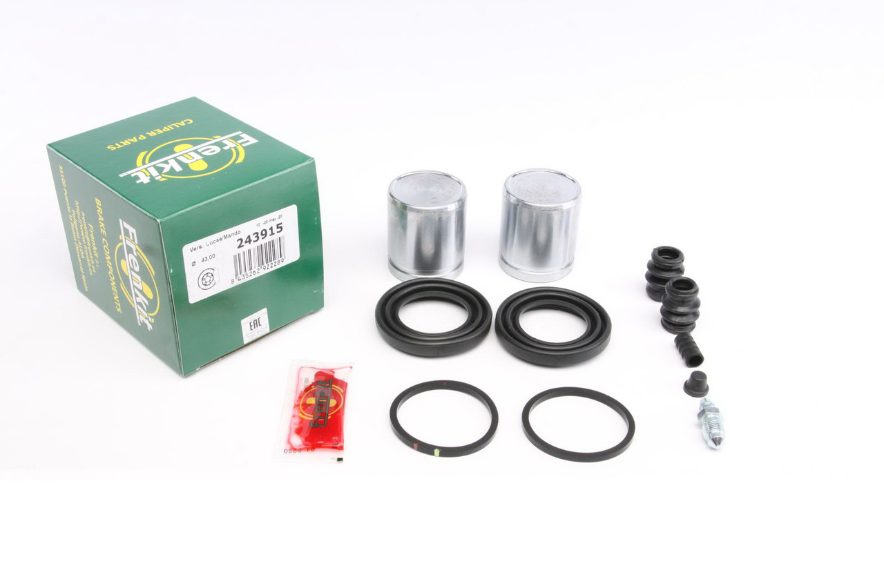 Ремкомплект переднього супорта Hyundai Santa Fe 01- (d=43 мм) (+2 поршня) (Mando) Frenkit 243915