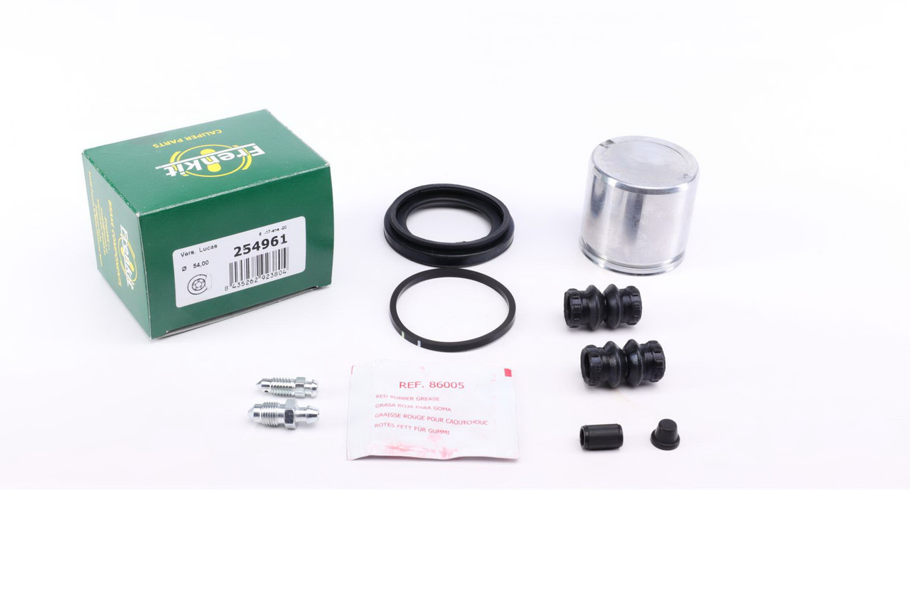 Ремкомплект переднього супорта Mitsubishi Colt 04- (d=54 мм) (+поршень) (Lucas) Frenkit 254961