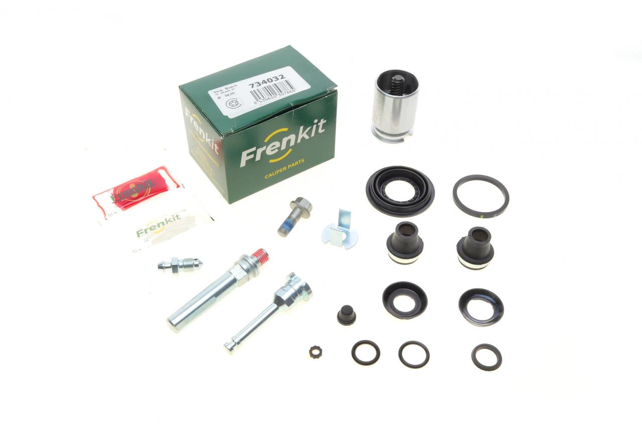 Ремкомплект заднього супорта Opel Astra 98-09 (d=34 мм) (Bosch) (+поршень / направляюча) Frenkit 734032