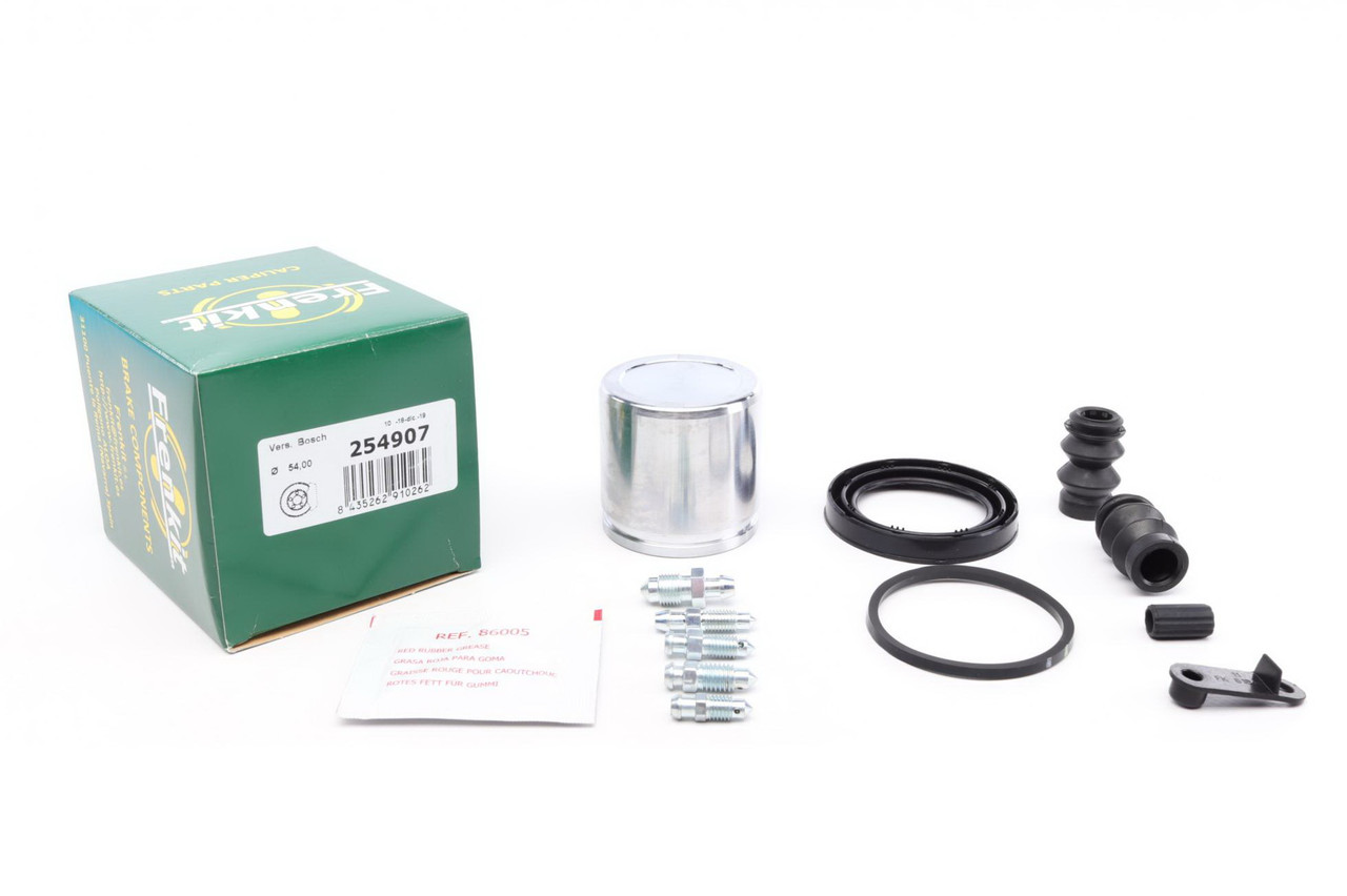 Ремкомплект переднього супорта Citroen Berlingo / Renault Kangoo 96- (d=54 мм) (+поршень) (Bosch) Frenkit 254907