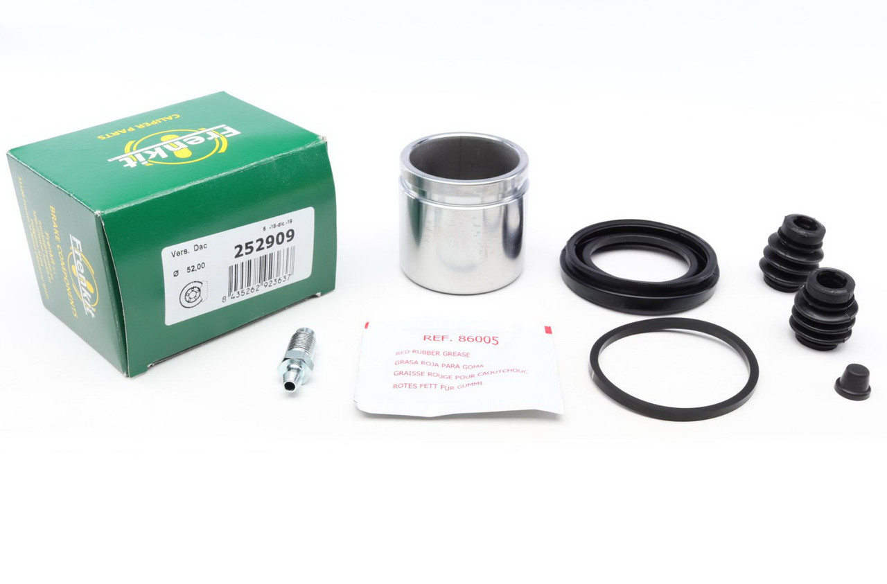 Ремкомплект переднього супорта Daewoo Lanos 97- (d=52 мм) (+поршень) (Dac) Frenkit 252909