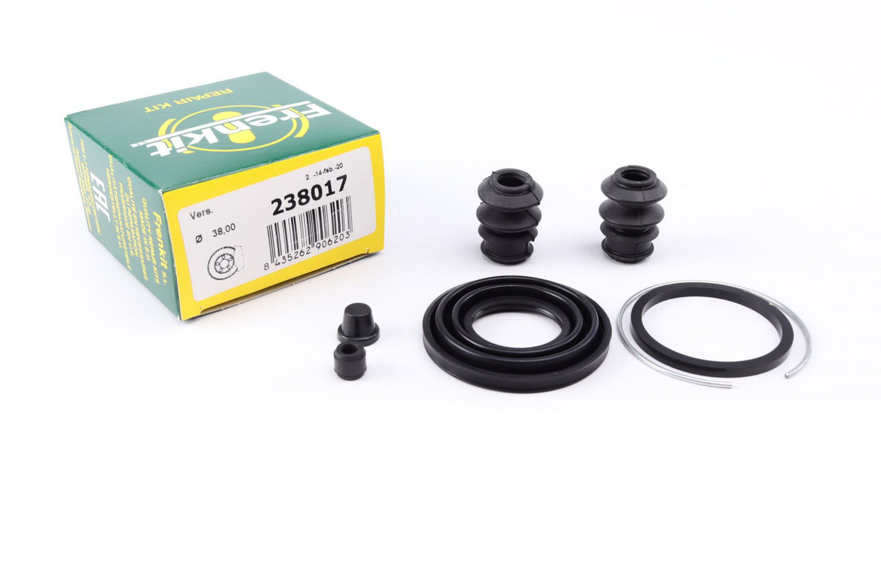 Ремкомплект заднього супорта Chevrolet / Mitsubishi Galant / Subaru Impreza 92-05 (d=38 мм) (Akebono) Frenkit 238017