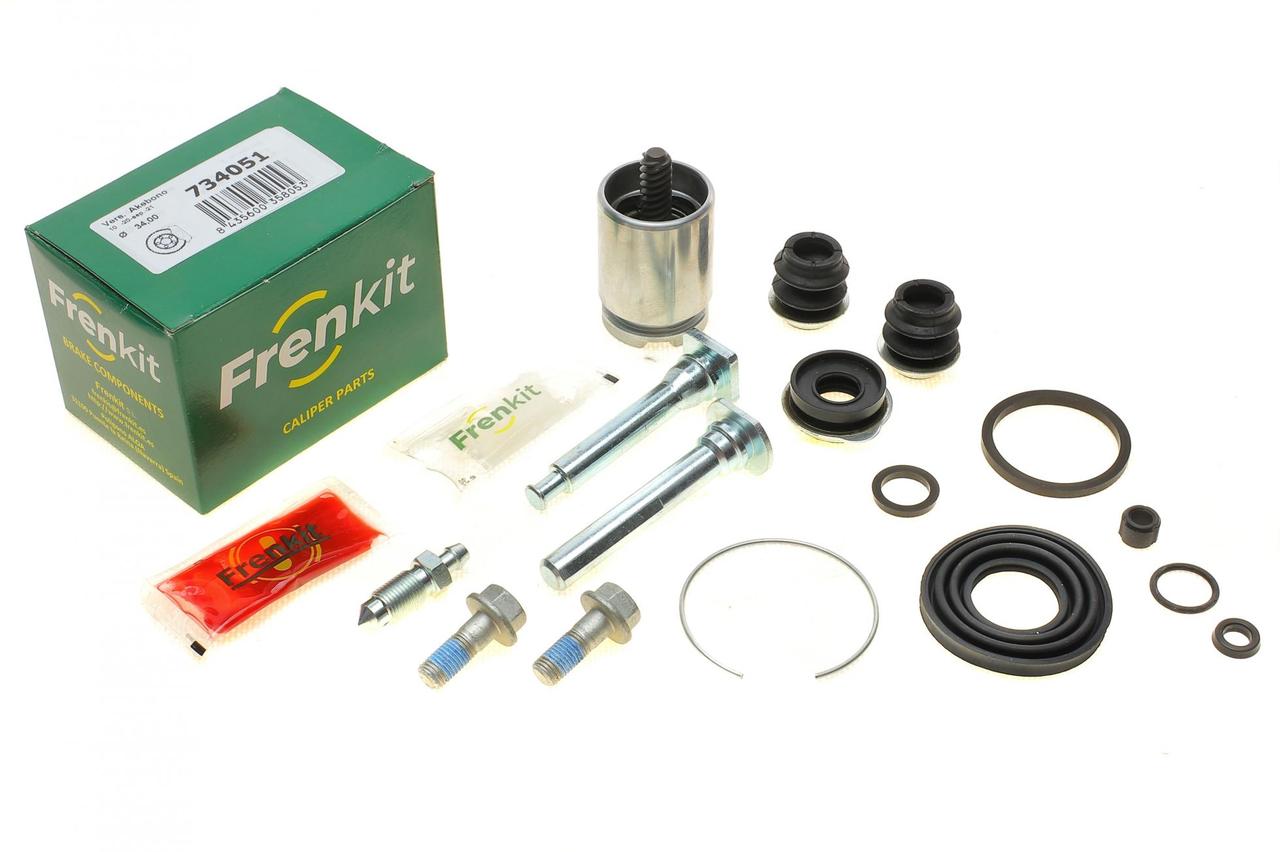Ремкомплект заднього супорта Honda Accord VI 98-03 (d=34 мм) (+поршень / направляюча)(Akebono) Frenkit 734051