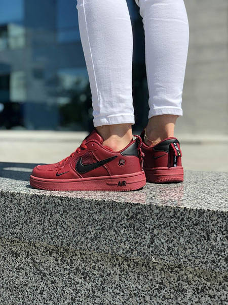 Nike air force 1 '07 lv8 utility red sale