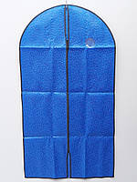 Чехол для хранения и упаковки одежды утолщенный флизелиновый синего цвета. Размер 60 см*90 см.