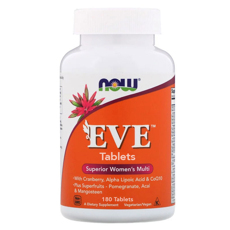 Вітаміни та мінерали NOW EVE, 180 таблеток CN3623 SP