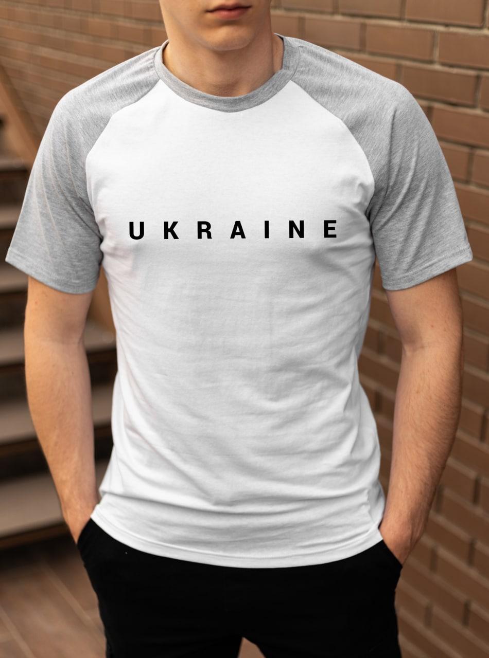 Футболка чоловіча з принтом "Ukraine" CR 577