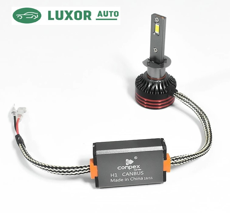 Світлодіодні LED автолампи Conpex M8 PRO H1 100W 14000LM 6500K з обманкою (Canbus)