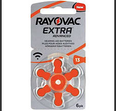 Батарейки для слухових апаратів RAYOVAK Extra Aavanced Zinc air 1,4 V ZA13