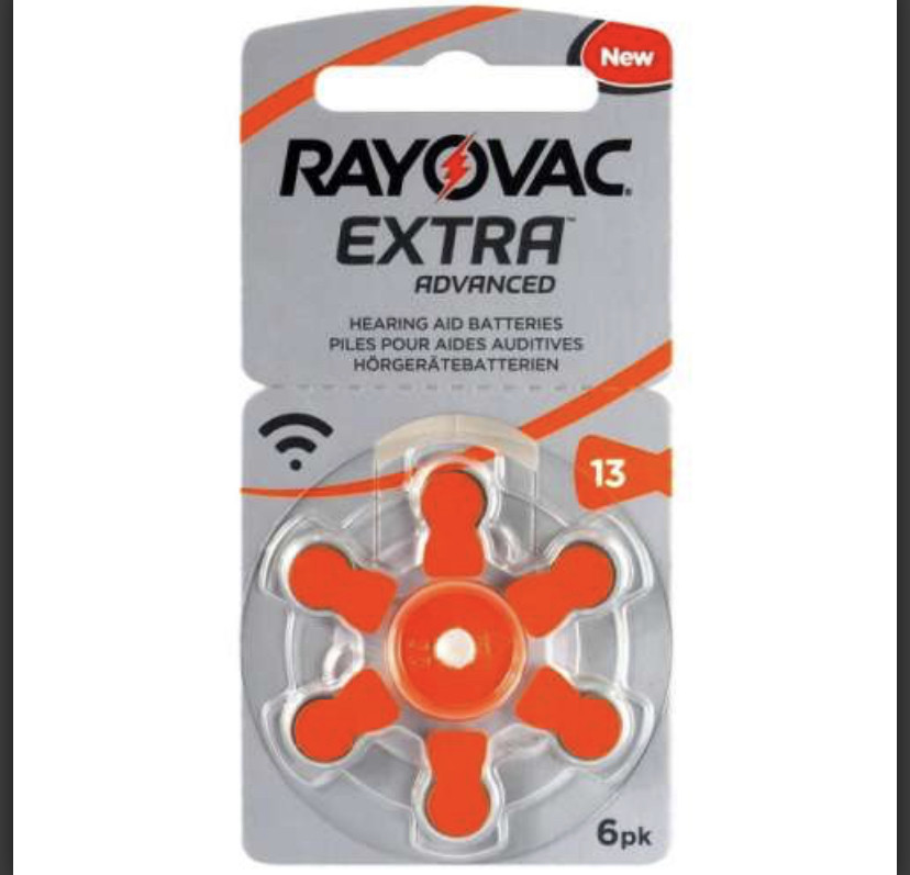 Батарейки для слуховых аппаратов RAYOVAK Extra Aavanced Zinc air 1,4 V ZA13 - фото 1 - id-p1602250599