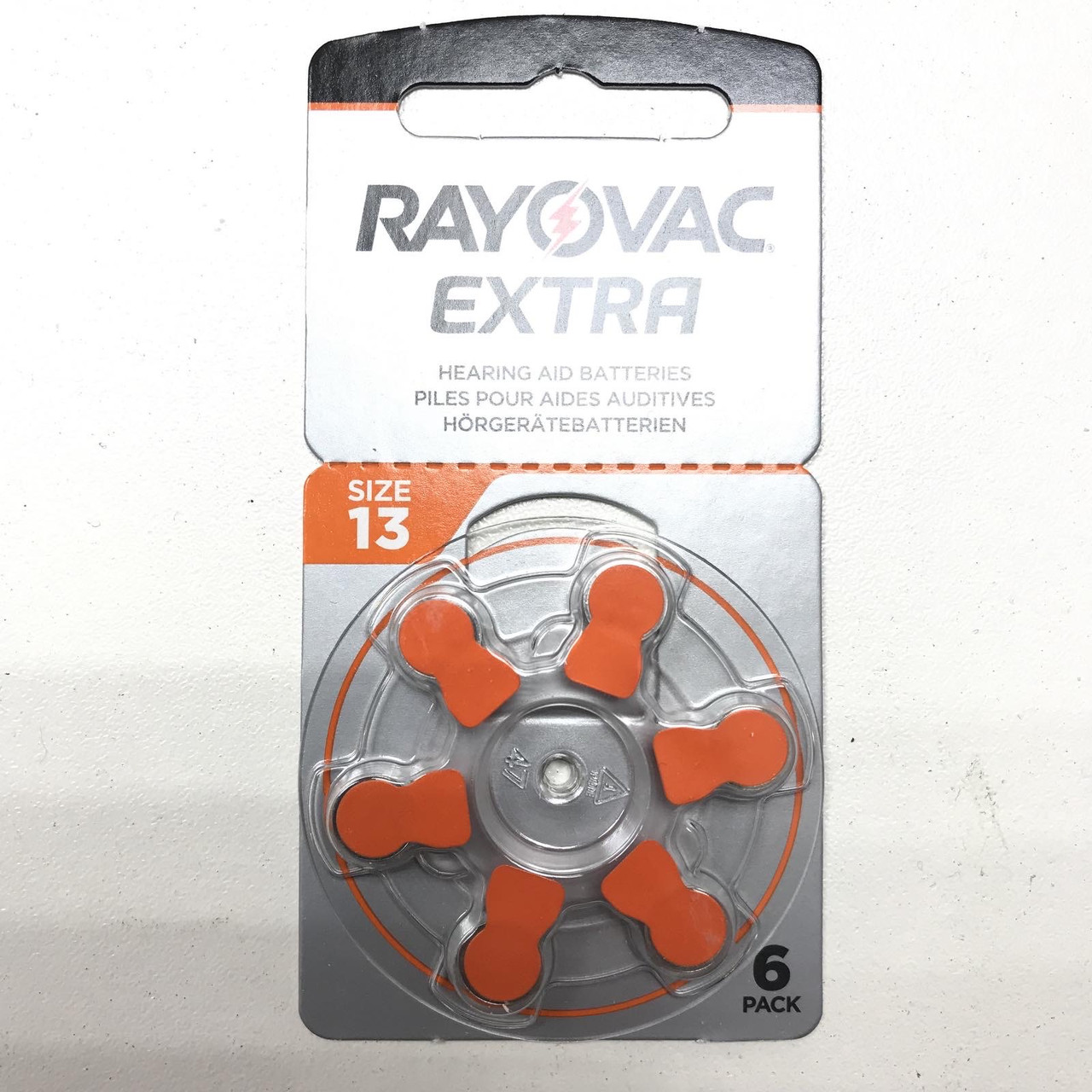 Батарейки для слуховых аппаратов RAYOVAK Extra Aavanced Zinc air 1,4 V ZA13 - фото 2 - id-p1602250599