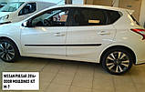 Молдинги на двері для Nissan Pulsar C13 2014-2018, фото 5